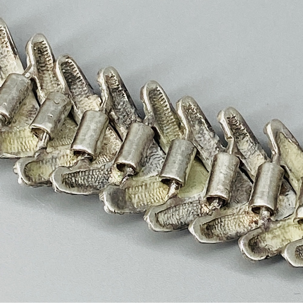 Vintage Taxco Sterling Silver D’Molina Cayman / Crocodile Bracelet Mexico - Picture 8 of 16